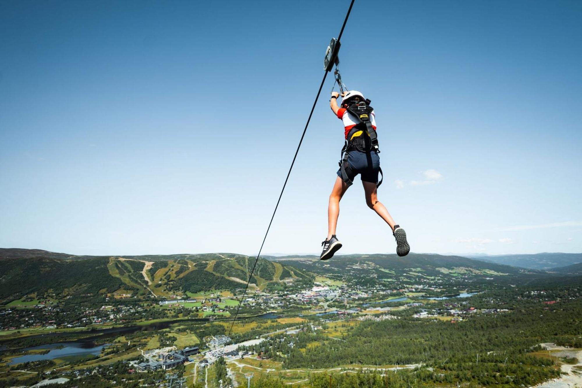 Koselig Hytte Med Usjenert Og Solrik Beliggenhet Geilo Bagian luar foto