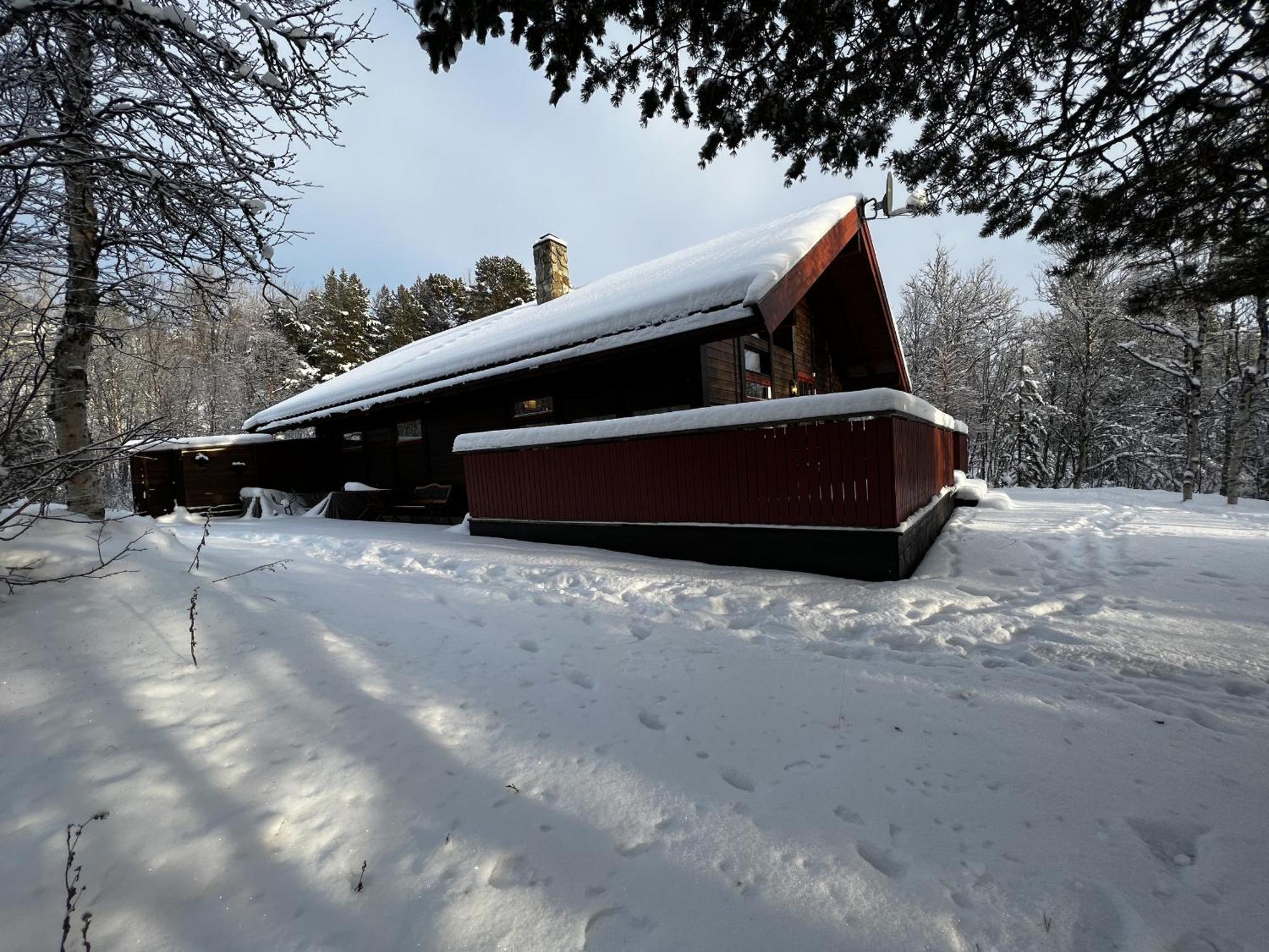 Koselig Hytte Med Usjenert Og Solrik Beliggenhet Geilo Bagian luar foto