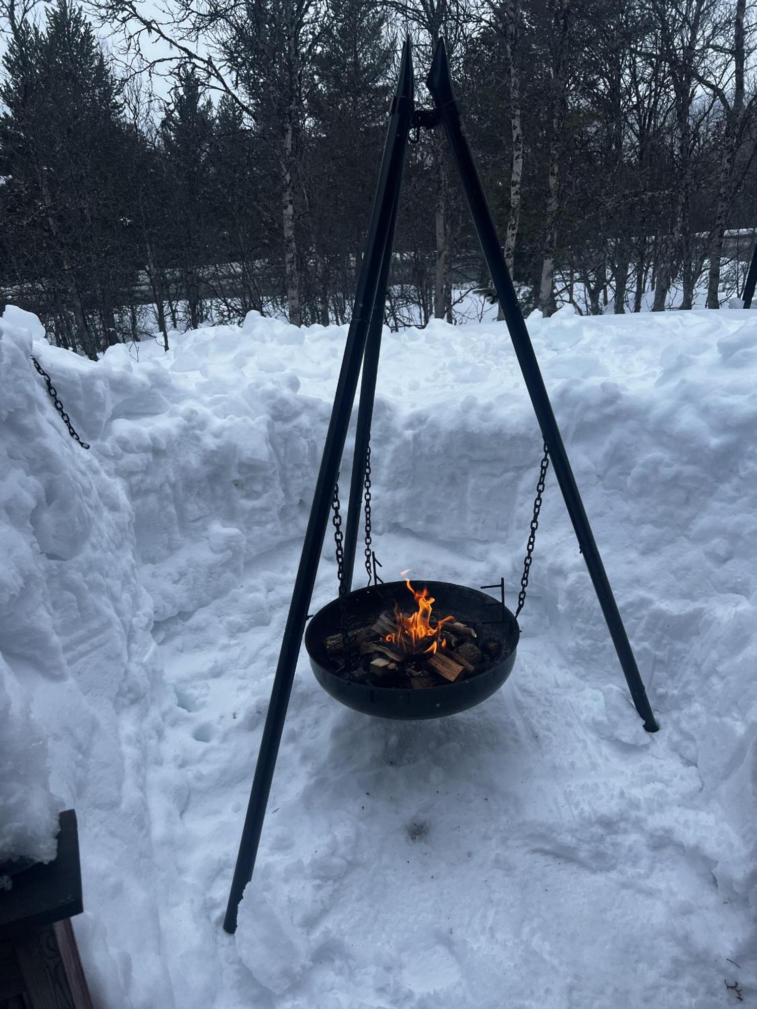 Koselig Hytte Med Usjenert Og Solrik Beliggenhet Geilo Bagian luar foto