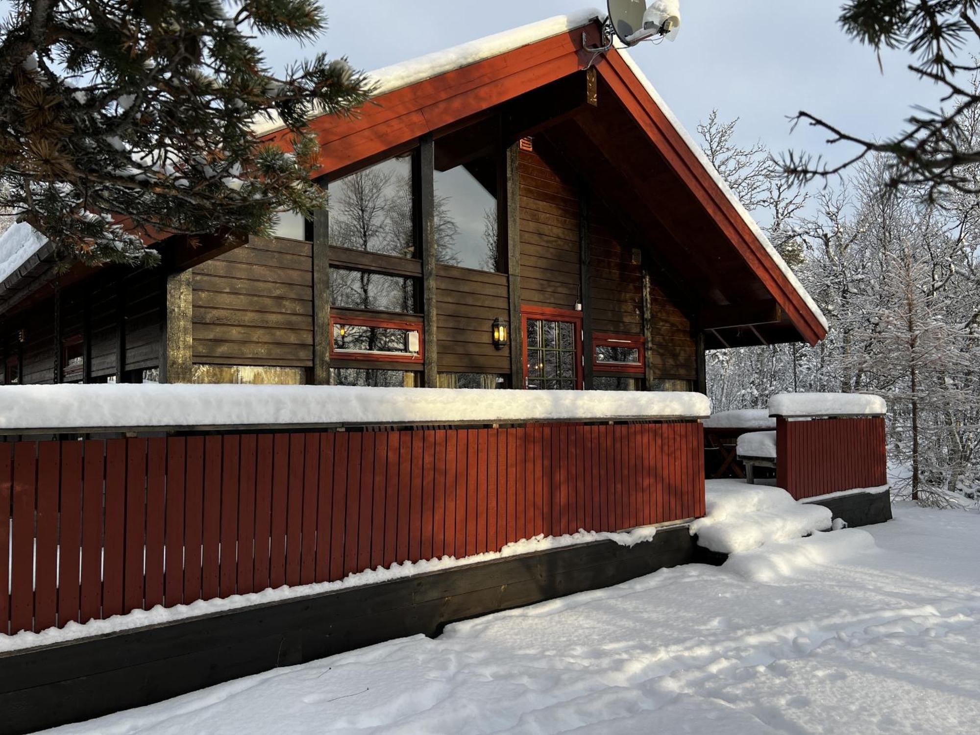 Koselig Hytte Med Usjenert Og Solrik Beliggenhet Geilo Bagian luar foto